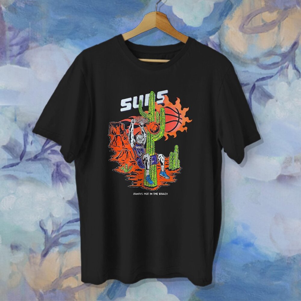 Vintage The Rising Suns Phoenix Shirt Basketball Fans Tee Pm